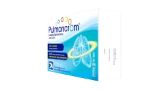 Caja de Pulmonarom® girada mostrando el costado con lote, caducidad y precio máximo al público