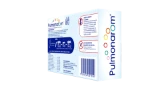 Caja de Pulmonarom® girada mostrando el costado posterior con el logotipo Pulmonarom
